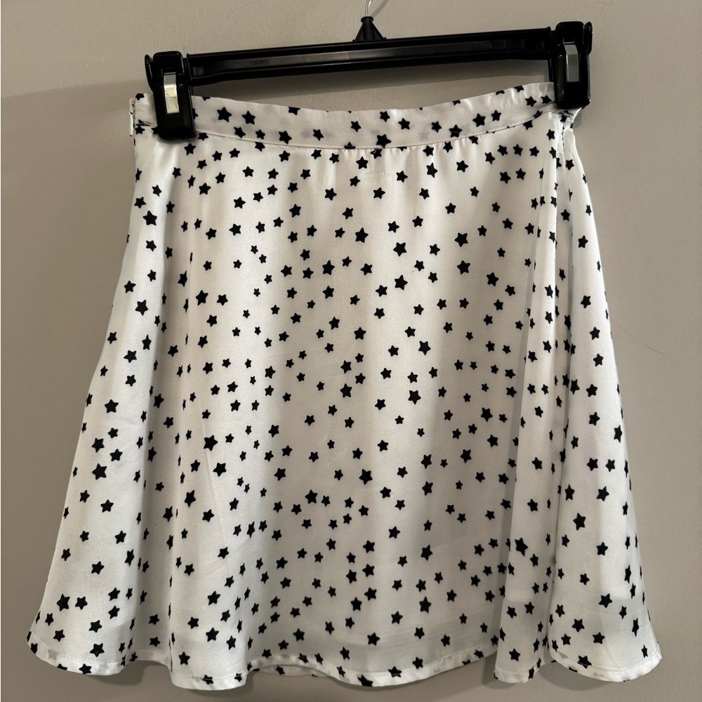 Starry Black and White Women's Skirt